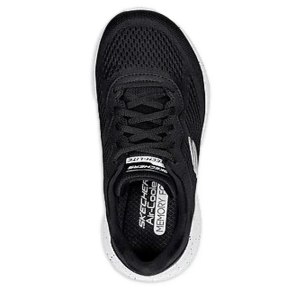 Skechers Women's Skech-Lite Pro Lace-up Comfort Athletic Sneaker Size 7.5W BLACK - Picture 3 of 4
